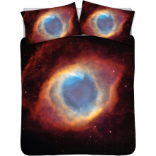 Duvet Cover Set Orange Soft 3-Piece Bedding