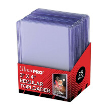 Ultra Pro 1.000 Regular Series 3"x4" Toploaders Doos 1000-40 Verzegelde 25ct Pakketten