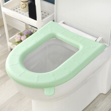 Eva Toilet Seat Green Waterproof Lightweight Standard Size