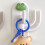 Beige wall key holder cartoon design 3.5x8 cm 7