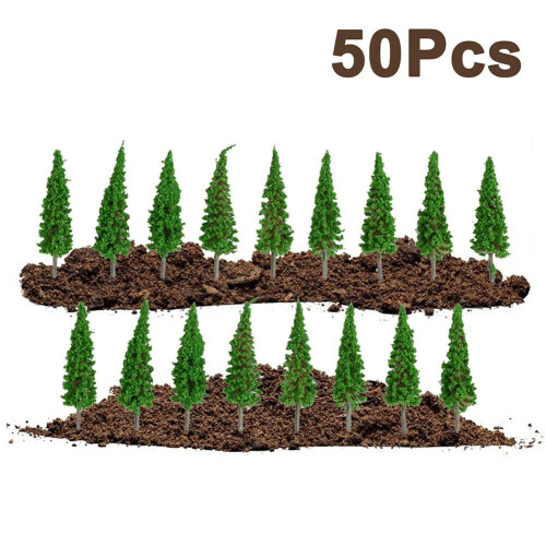 Model Trees for Miniature Landscapes HO OO Scale 50PCS 2