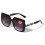 Women's oversized square bifocal reading sunglasses UV 1