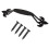 Iron Sliding Barn Door Handle Rustic Flush Pull Style 4 1