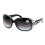 Women's oversized rhinestone bifocal sunglasses +6.00 1