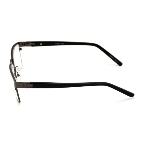 Men's Premium Rectangle Reading Glasses Metal Frame with 2