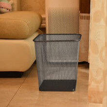 Metal Mesh Trash Can for Bathroom Bedroom Office Kitchen