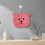 Hanging Bear Hand Towel Pink Absorbent Kitchen Wipe 1 Pack 1