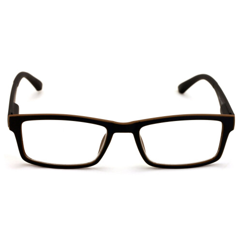 Rectangular Reading Glasses with Spring Hinge +2.25 1