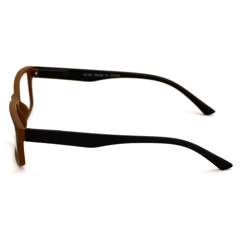 Rectangular Reading Glasses with Spring Hinge +2.25 2