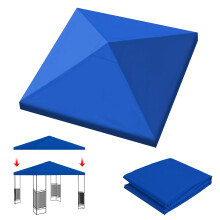 WSYW gazebo canopy top 10x10 ft blue UV protection