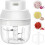 Electric Garlic Chopper 250ml 2-in-1 Mini Food Processor 1