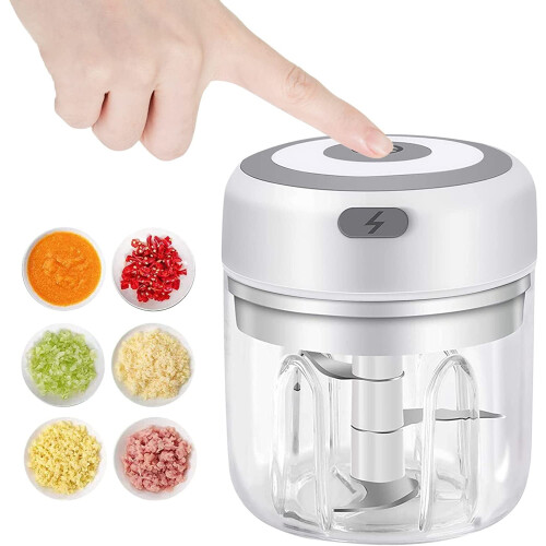 Garlic Chopper USB Mini Food Processor 250ml