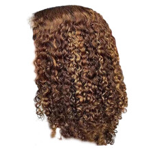 Water Wave Lace Front Wig Human Hair 180% Density