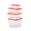 XIANXIAN mini plastic storage containers 1:12 scale 12 pcs 1