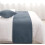 Bed Runner Chenille Blue Modern Single Layer 2