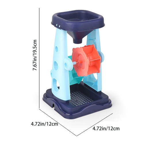 Kids Beach Sand Toys Set Blue 5-Piece 1