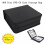 Portable CD DVD storage bag PU leather 400-disc 1