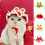 Cat knitted hat for pets, woolen, New Year style 1