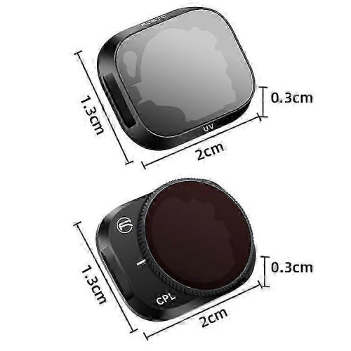 (ND8) RCSTQ Aluminum Alloy Adjustable Filter Accessories for DJI Mini 3 Pro 2
