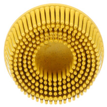 3M Scotch-Brite Roloc Bristle Disc 07525, 2 in x 5/8 Tapered MED