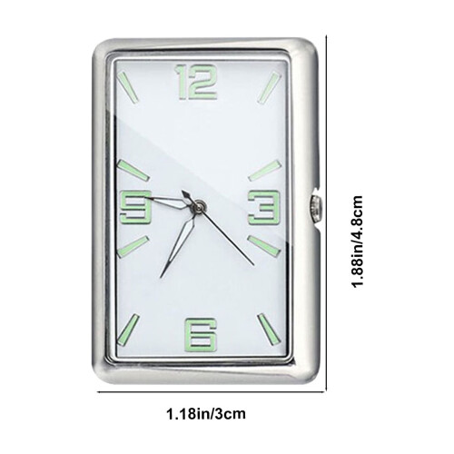 Car dashboard digital clock with LCD time and day display, 2