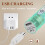 Rechargeable handheld milk frother with 3 whisks 4
