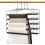 Pants Hanger Stainless Steel 5-Layer Black 4-Pack 1