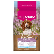 EUKANUBA Grain Free Puppy Small/Medium Ocean Fish - dry dog food - 3kg