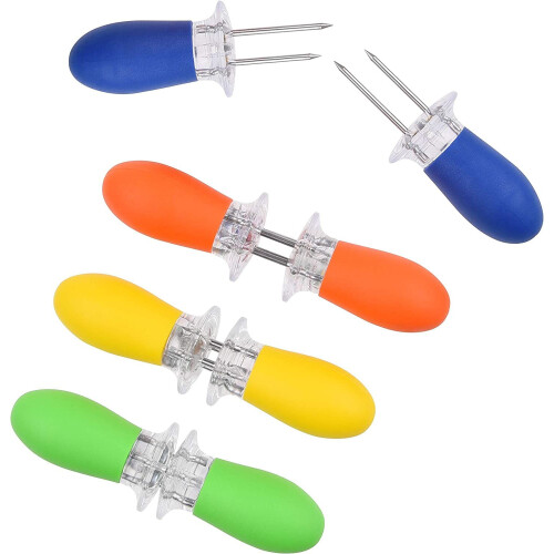 Corn Holders with Large Handles 4 Pairs