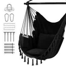 WSYW Hammock Chair with Rope, 2 Cushions and Installation
