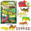 Jungle Animal Figurines Plastic Playset 6-Piece 2