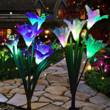 Wattne Solar Garden Lights Lily Design 2 pcs