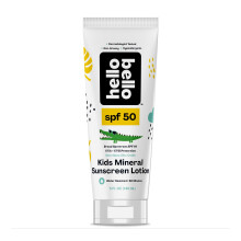 Protector Solar Mineral Hello Bello SPF 50 Para Niños, Loción Amigable con los Arrecifes, 5.0 Fl Oz