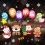 Christmas static window sticker Santa snowman 2025 1