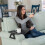 Universal Round Couch Tray Clip with Foldable Side Tray 5