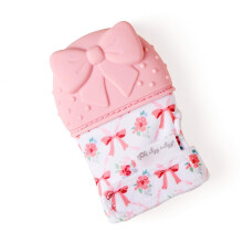 Gant de Dentition en Silicone Itzy Ritzy - Mitten Apaisant avec Sangle Ajustable, Son Crissant & Silicone Texturé