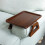 Universal Round Couch Tray Clip with Foldable Side Tray 6