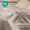 Boho Queen Comforter Set Beige Microsuede 3-Piece 4