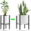 Plant Stands Black Metal Adjustable 2-Pack 2
