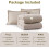 Boho Queen Comforter Set Beige Microsuede 3-Piece 7