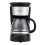 Coffee Maker with Reusable Filter 5-Cup Black Stainless 2