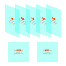 YESWELDER 5PCS Lentilles de Remplacement pour Casque de Soudage LYG-M800H