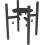 Plant Stands Black Metal Adjustable 2-Pack 7