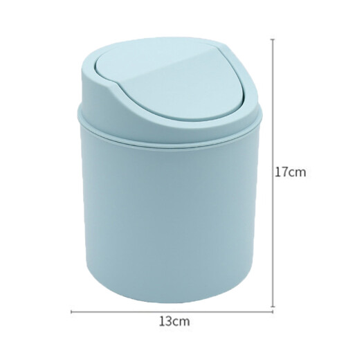 Mini swing-top waste can, compact garbage bin, 1 unit 1