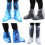 Disposable plastic boot covers waterproof non-slip size L 6