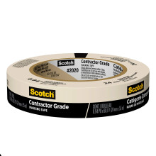 Cinta de Enmascarar Scotch de Grado Contratista, 0.94 pulgadas x 60.1 yardas (540 yardas total), 2020, 9 Rollos
