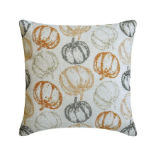 Kurpitsansytytystyynyn päällinen 50x50 cm, kudottu jacquard-tyyny, oranssilla maustetulla kurpitsankuviolla, moderni tyyli - yhteensopiva 50x50