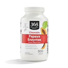 365 by Whole Foods Market, Papaya Enzymen, 500 Kauwtabletten