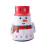 Christmas cookie tin metal storage box with lid 5.11 inch 2