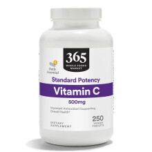 365 van Whole Foods Market, Vitamine C 500Mg, 250 Tabletten